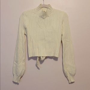 Beautiful open back turtle neck